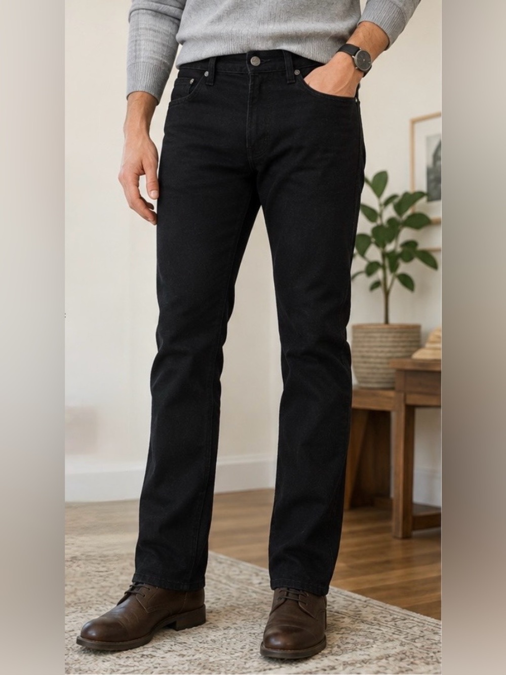 Rag & Bone Archive Men’s Black Selvage Denim Jeans Slim Made in USA Size 29